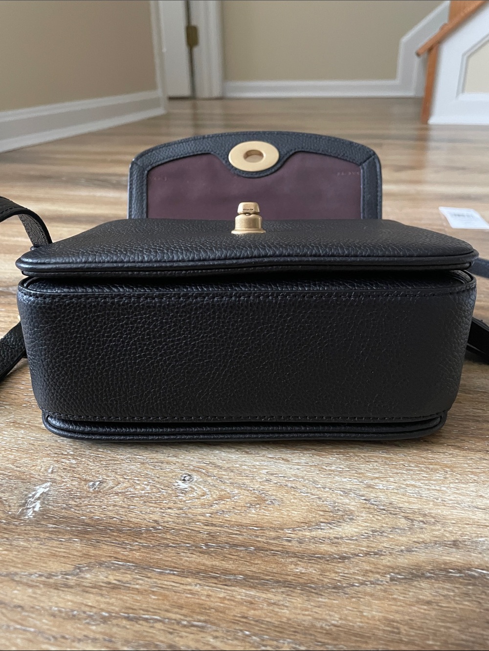 Coach Cassie 19 in Black Pebbled Leather - Picture 12 of 14